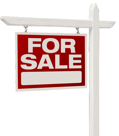 For sale sign - home buyer inspection
